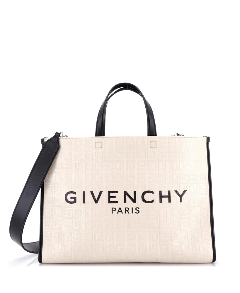 Pre-Owned Givenchy Medium G Shopper Tote 4G Coated Canvas