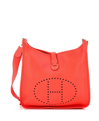 Pre-Owned HERMES Pm Evelyne Bag Gen Iii Clemence