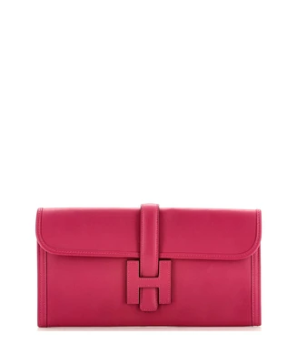 Pre-Owned HERMES 29 Jige Elan Clutch Swift