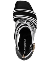 Karl Lagerfeld Paris Women's Careliz Strappy Sandals