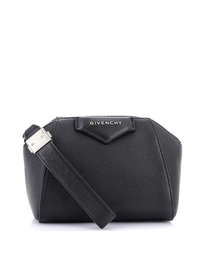 Pre-Owned Givenchy Nano Antigona Crossbody Bag Leather