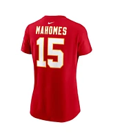 Nike Women's Patrick Mahomes Red Kansas City Chiefs Super Bowl Lix Name Number T-Shirt