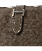 Pre-Owned HERMES Long Bearn Wallet Epsom