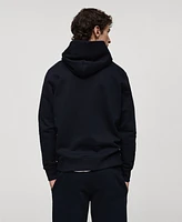 Mango Men's Regular-Fit Cotton-Blend Hoodie