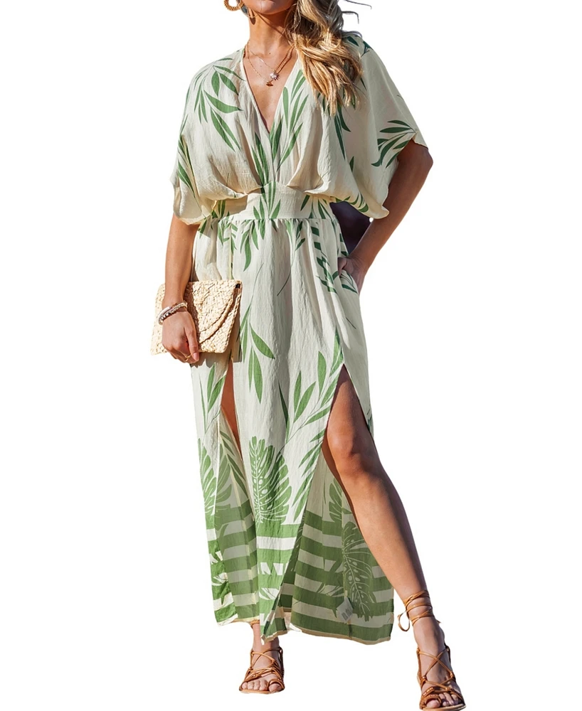 Women's Shore Thing Tropical Maxi Beach Dress