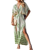 Women's Shore Thing Tropical Maxi Beach Dress