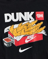 Nike Big Kids Sportswear Dunk Graphic Cotton T-Shirt