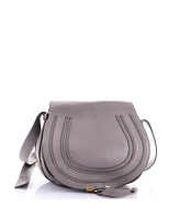 Pre-Owned Chloe Medium Marcie Saddle Bag Leather