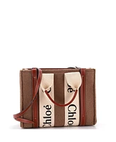 Pre-Owned Chloe Small Woody Tote Recycled Felt with Leather and Canvas