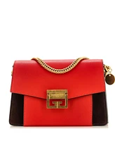 Pre-Owned Givenchy Small GV3 Flap Bag Leather with Suede