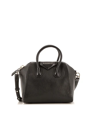 Pre-Owned Givenchy Mini Antigona Bag Leather