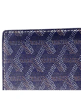 Pre-Owned Goyard Medium Vertical Bifold Wallet Coated Canvas