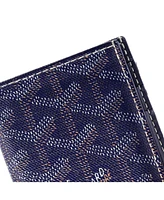 Pre-Owned Goyard Medium Vertical Bifold Wallet Coated Canvas