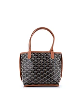 Pre-Owned Goyard Mini Anjou Reversible Tote Coated Canvas