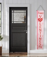 Northlight "Welcome" and "Happy Valentine's Day" Outdoor Door Banners, 71"