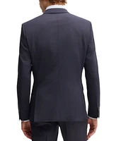 Boss by Hugo Men's Micro Patterned Slim-Fit Suit