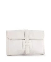 Pre-Owned Hermes Pm Jige Clutch Epsom