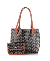 Pre-Owned Goyard Mini Anjou Reversible Tote Coated Canvas