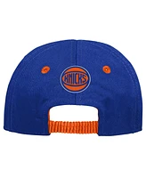 Outerstuff Baby Boys and Girls Blue New York Knicks My First Tail Sweep Slouch Flex Hat