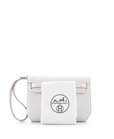 Pre-Owned HERMES 25 Kelly Depeches Pouch Evercolor