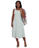 Jessica Howard Women's 2-Pc. Floral-Print Jacket & Dress Set