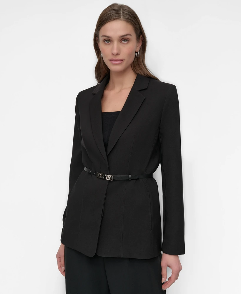 Dkny Women's Belted Blazer