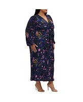 Plus Kaya Print Maxi Dress