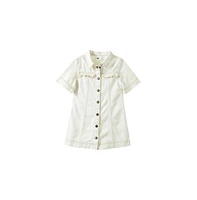 Cotton On Little/Big Girl's Maia Short Sleeve Denim Dress