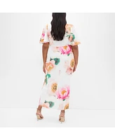 City Chic Plus Braelynn Print Maxi Dress