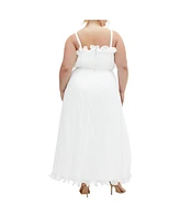 City Chic Plus Opulent Maxi Dress