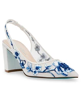 Betsey Johnson Women's Page Beaded Block Heel Pumps