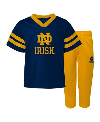 Outerstuff Baby Boys and Girls 2-Piece Notre Dame Fighting Irish Red Zone Jersey & Pants Set