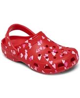 Crocs Women's Classic Valentine's Day Clog Sandals from Finish Line