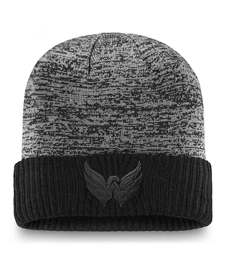 Fanatics Men's Black Washington Capitals Authentic Pro Travel Training Cuffed Knit Hat