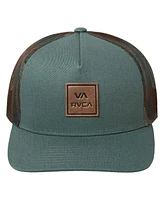 Rvca Men's Teal Va All The Way Trucker Adjustable Hat