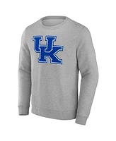 Fanatics Men's Gray Kentucky Wildcats Evergreen Fleece Pullover Sweatshirt