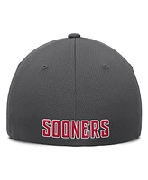 Top of the World Men's Charcoal Oklahoma Sooners Reflex Logo Flex Hat