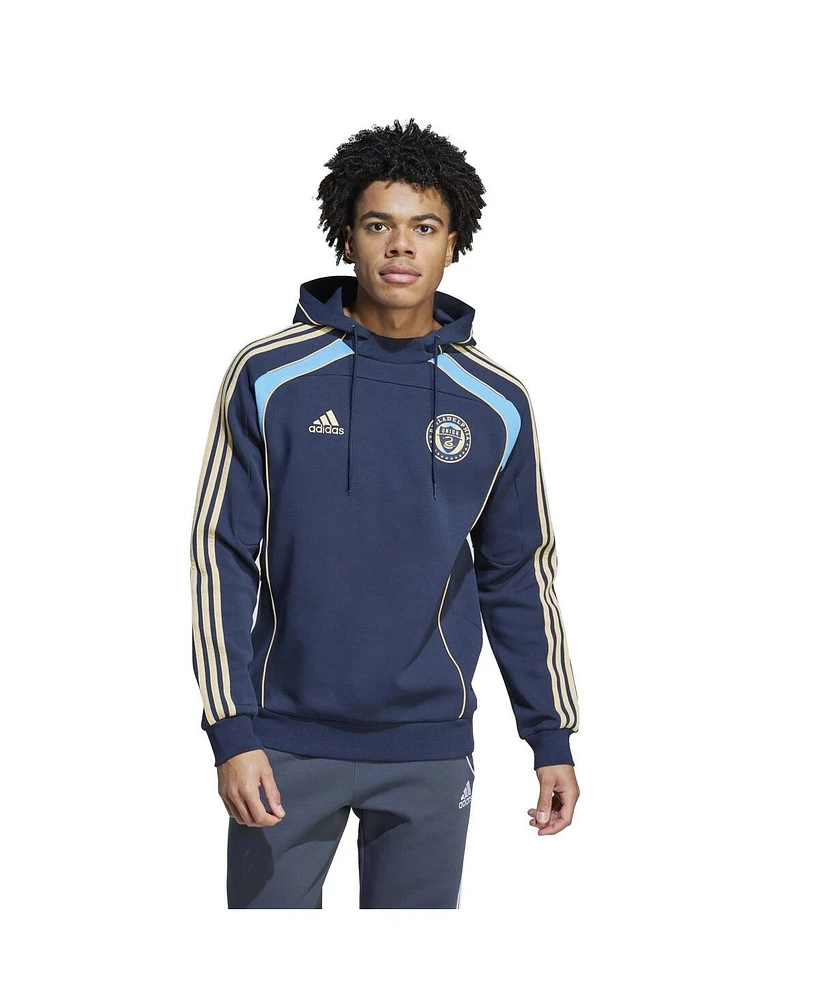 Adidas Men's Navy Philadelphia Union 2025 Travel Pullover Hoodie