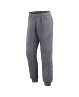 Jordan Men's Heather Gray Ucla Bruins Primetime Club Fleece Jogger Pants