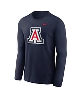 Nike Men's Navy Arizona Wildcats Primary Logo Long Sleeve T-Shirt