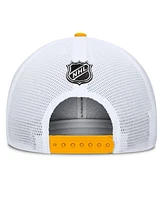 Fanatics Men's Gold/Navy Nashville Predators Authentic Pro A-Frame Rink Adjustable Hat