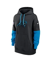 Nike Women's Black Carolina Panthers 2024 Sideline Essential Fleece Pullover Hoodie