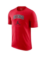 Jordan Men's and Women's Red Chicago Bulls Essential Cities T-Shirt