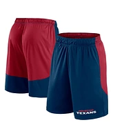 Fanatics Men's Navy/Red Houston Texans Launch Shorts