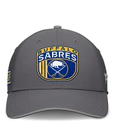 Fanatics Men's Gray Buffalo Sabres Home Ice Flex Hat