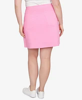 Hearts Of Palm Plus Solid Tech Stretch Pull On Skort