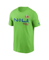 Nike Men's Green Super Bowl Lix T-Shirt