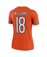 Nike Women's Caleb Williams Orange Chicago Bears Alternate Legend Player Performance Top