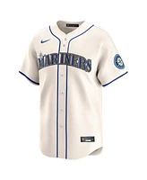 Nike Men's Julio Rodriguez Cream Seattle Mariners Alternate Limited Jersey