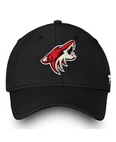 Fanatics Men's Black Arizona Coyotes Core Elevated Speed Flex Hat